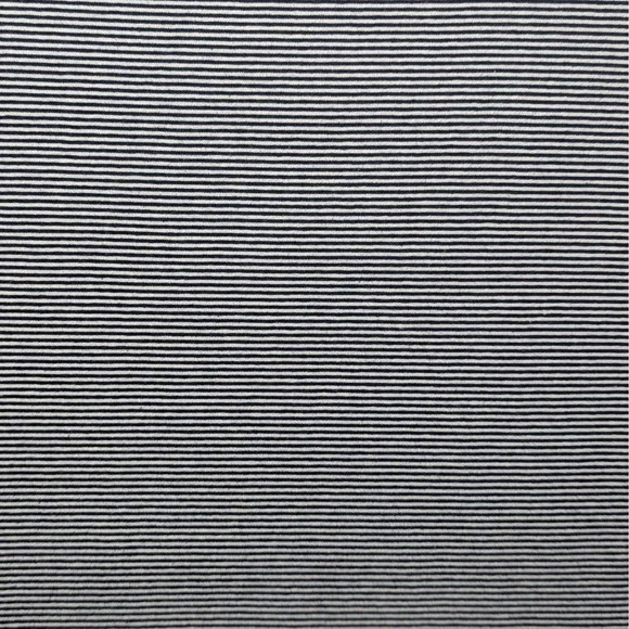 Theory Tiny Tee 2 Striped Baby Tee Navy White Fitted Minimal Cotton USA - Picture 7 of 7